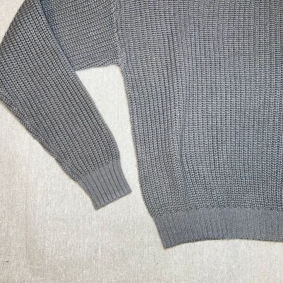 Wild Fable | Gray Cropped Sweater - Small - Picture 4 of 8